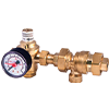 Forged Brass Auto-Fill with Pressure Gauge