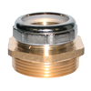 Brass FNPT Trap Connector with Chrome Nut