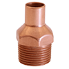 Wrot Copper Fitting x MIP Adapter