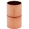 Wrot Copper Coupling with Rolled Stop