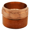 Wrot Copper Drain-Waste-Vent Adapter