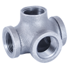 PR-Series Class 150 Malleable Galvanized Iron Side Outlet Tee