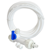 Ice Maker Installation Kit with LDPE Plastic Tube and Turn-n-Loc Ball Valve & Fittings