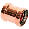 LegendPress Copper Large Diameter Coupling with Stop