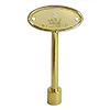 Polished Brass Key for T-3200, T-3201, T-3500, & T-3501 Log Lighter Valves