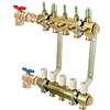Brass Precision Manifold Angle Pro Kit with Precision Adapters and FNPT Angle Isolation Valves