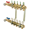 Precision Brass Manifold Kit with FNPT Isolation Valves with Thermometers