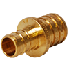No Lead DZR Forged Brass Crimp/Cinch PEX Reducing Coupling