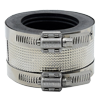 No Hub Reducing Coupling with Stainless Steel Bands and 28 Gauge Stainless Steel Shield