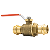 LegendPress No Lead Forged Brass Full Port Ball Valve with Red Handle