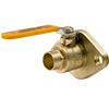Forged Brass Flanged Isolation Ball Valve
