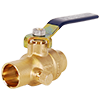 No Lead DZR Forged Brass Full Port Ball Valve with Drain