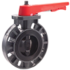 UPVC Wafer-Type Butterfly Valve with 7-Position Lever Handle