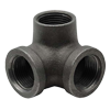 SA Siam Class 150 Malleable Black Iron Side Outlet Elbow