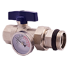 Isolation Valve with Thermometer for M-8330 & M-8300E Stainless Steel Manifolds