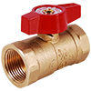 Red Top Forged Brass Economy Gas Ball Valve