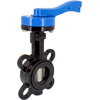 T-335SS Ductile Iron Wafer Butterfly Valve, Stainless Steel Disc, 10 Position Lever Handle  -EPDM, Wafer