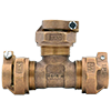 No Lead Cast Bronze Water Service IPS Pack Joint Tee