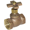 No Lead Forged Brass Straight Stop Valve with Cross Handle