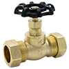 No Lead Forged Brass Compression Stop and Waste Valve