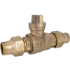 No Lead Cast Bronze Water Service Flare Curb Stop Valve