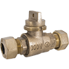 No Lead Cast Bronze Water Service Minneapolis Pattern CTS Ring Compression Curb Stop Valve