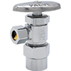 No Lead Chrome-Plated Forged Brass Multi-Turn CPVC x OD Angle Stop Valve