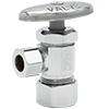 No Lead Chrome-Plated Forged Brass Multi-Turn OD x OD Icemaker Angle Stop Valve
