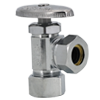 No Lead Chrome-Plated Forged Brass Multi-Turn OD x Slip Joint Angle Stop Valve