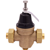 No Lead Cast Brass Pressure Reducing Valve Kit with Thermoplastic Bonnet & Sweat Union Adapters
