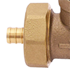 No Lead Cast Brass Crimp/Cinch PEX Union Adapter for T-6802NL Pressure Reducing Valves