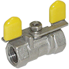 316 Stainless Steel Mini Ball Valve with Tee Handle