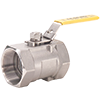 316 Stainless Steel One-Piece Conventional Port Ball Valve with Locking Device