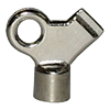 Chrome-Plated Brass Coin Key for T-77 Air Vents