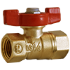 No Lead Forged Brass MICRO BALL Valve with Tee Handle