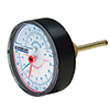Rear-Mount Temperature & Pressure Gauge with Extended 3" Probe