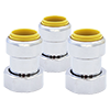 Insta-Loc II Adapter & Union Nut for T-45NL & T-46NL Thermostatic Mixing Valves, Pack of 3