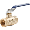 No Lead DZR Forged Brass Full Port Ball Valve with Stainless Steel Trim